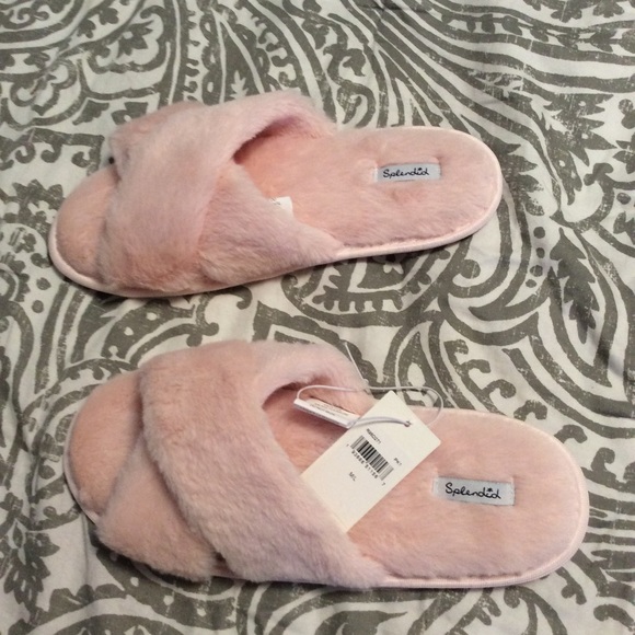 Faux Fur Slippers - Picture 2 of 5